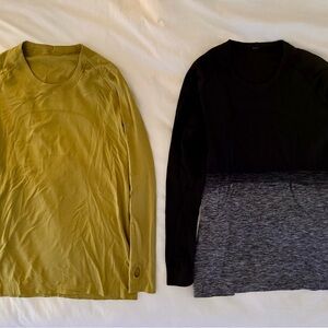 2 x Lululemon Swiftly Tech Long Sleeve 2.0, size 10